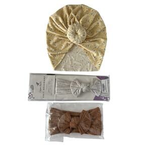 Baby girl accessories - headwrap and headbands